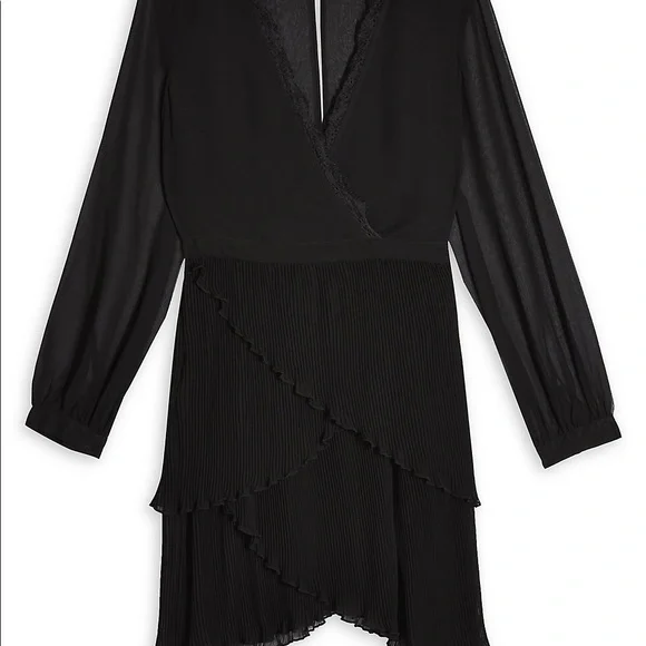 Topshop Ruffle Mini Dress - Picture 3 of 4